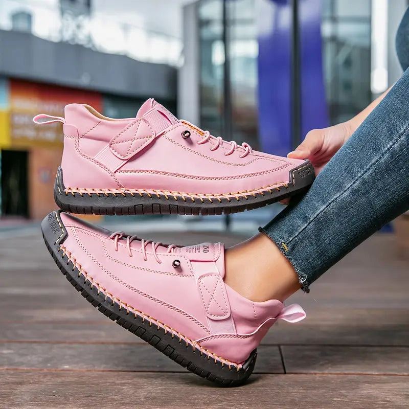 Women's Orthopedic Lace Up Sneakers Cushioned Wide Fit
