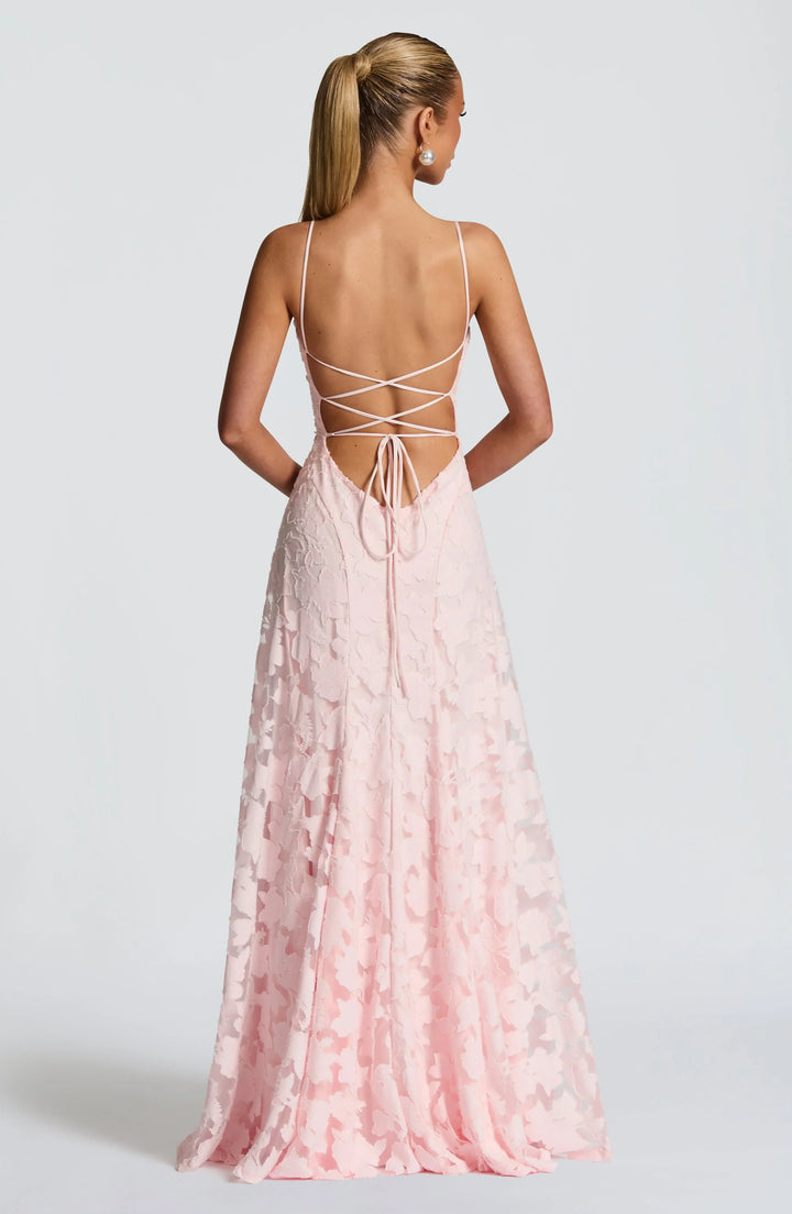 Women's Floral Maxi Dress Spaghetti Strap Wedding Guest