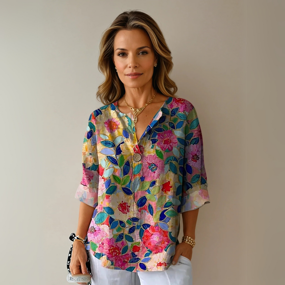 Women's Floral Print Blouse