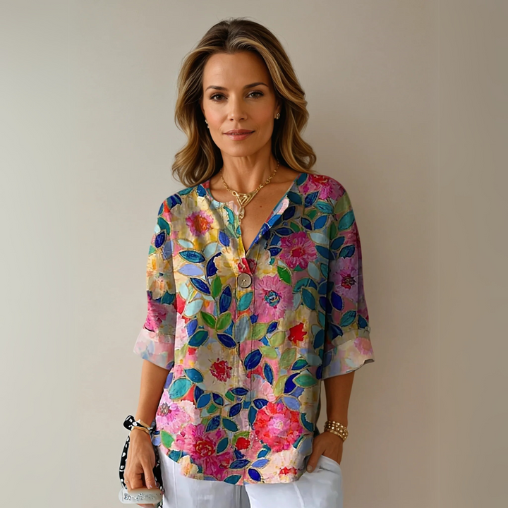 Women's Floral Print Blouse