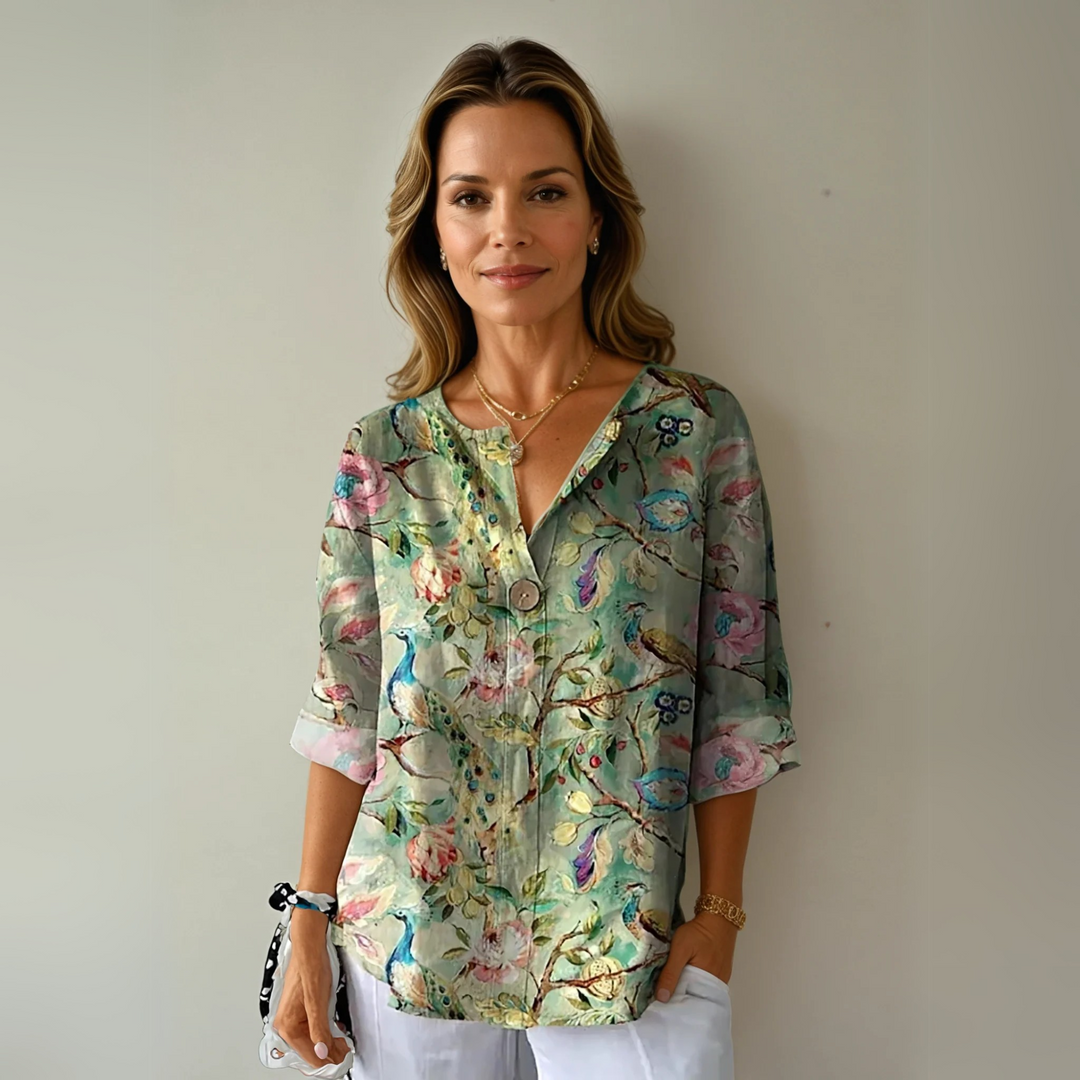 Women's Floral Print Blouse