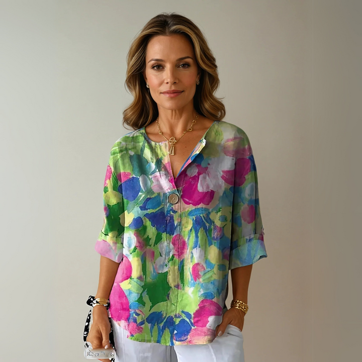 Women's Floral Print Blouse
